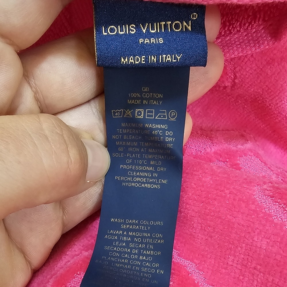 New Louis Vuitton towel pink - Picture 5 of 11